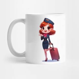 Cute Flight Attendant Mug